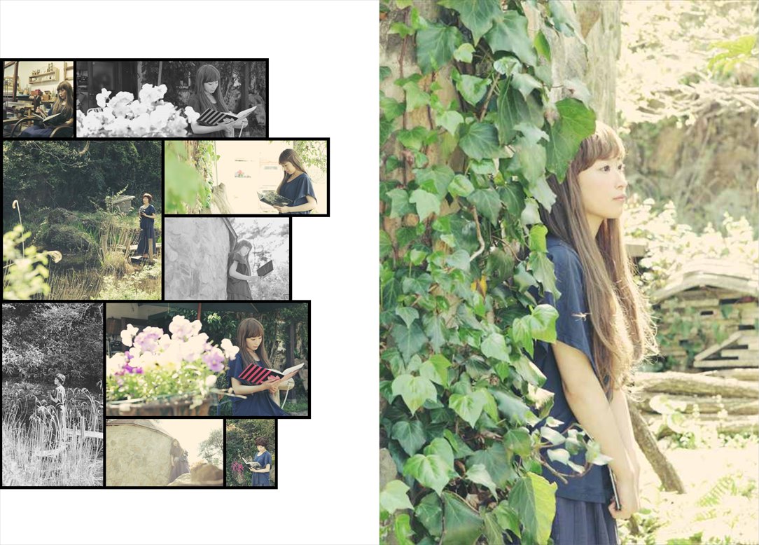 フォトブックのデザインテンプレート「ポートレート（縦長）」