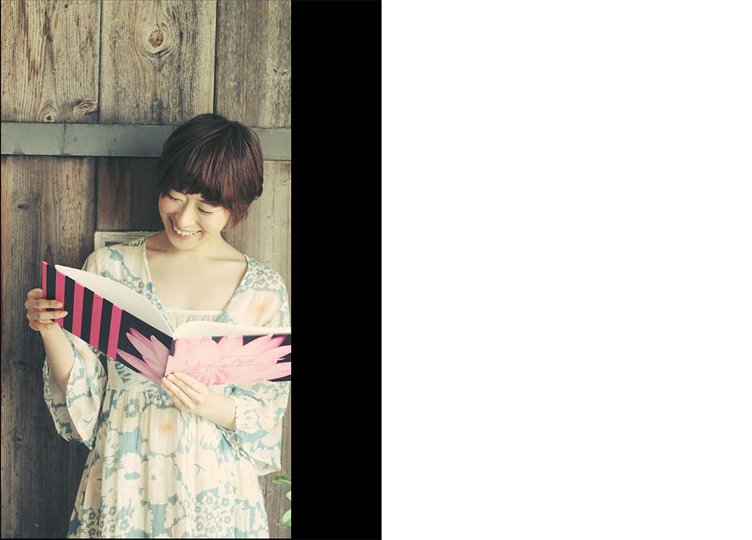 フォトブックのデザインテンプレート「ポートレート（縦長）」
