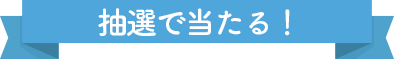 抽選で当たる