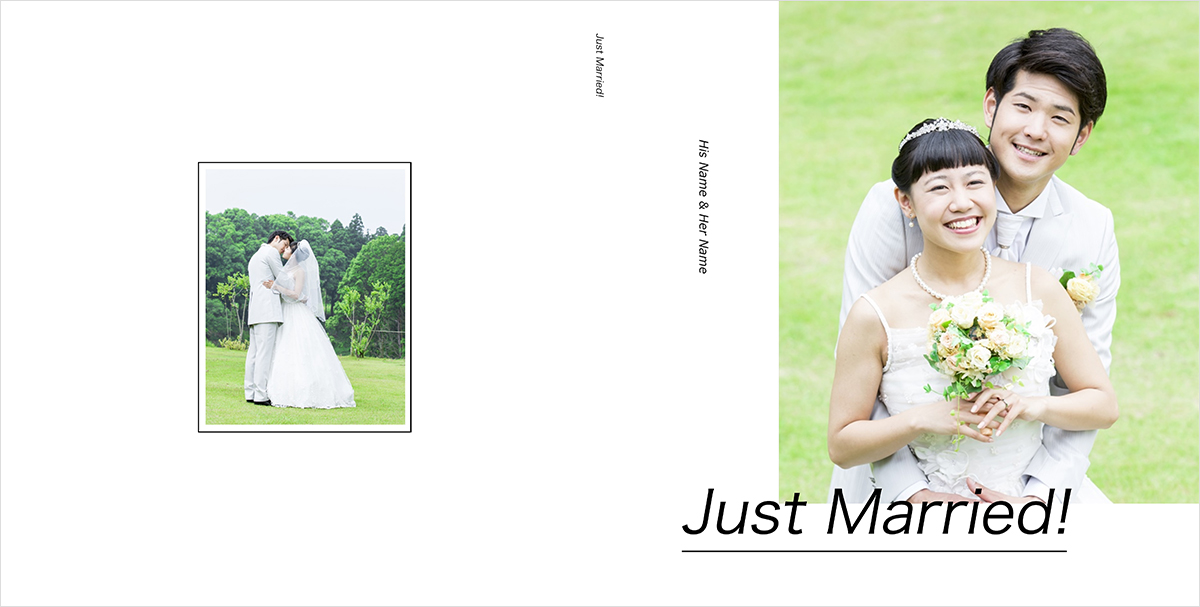 JustMarriedのフォトブック、フォトアルバム