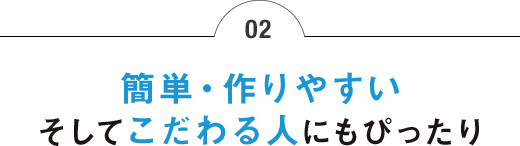 02 簡単・作りやすい そしてこだわる人にもぴったりなフォトブック