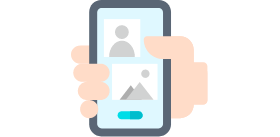スマホのイラスト