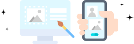 PCとスマホのイラスト